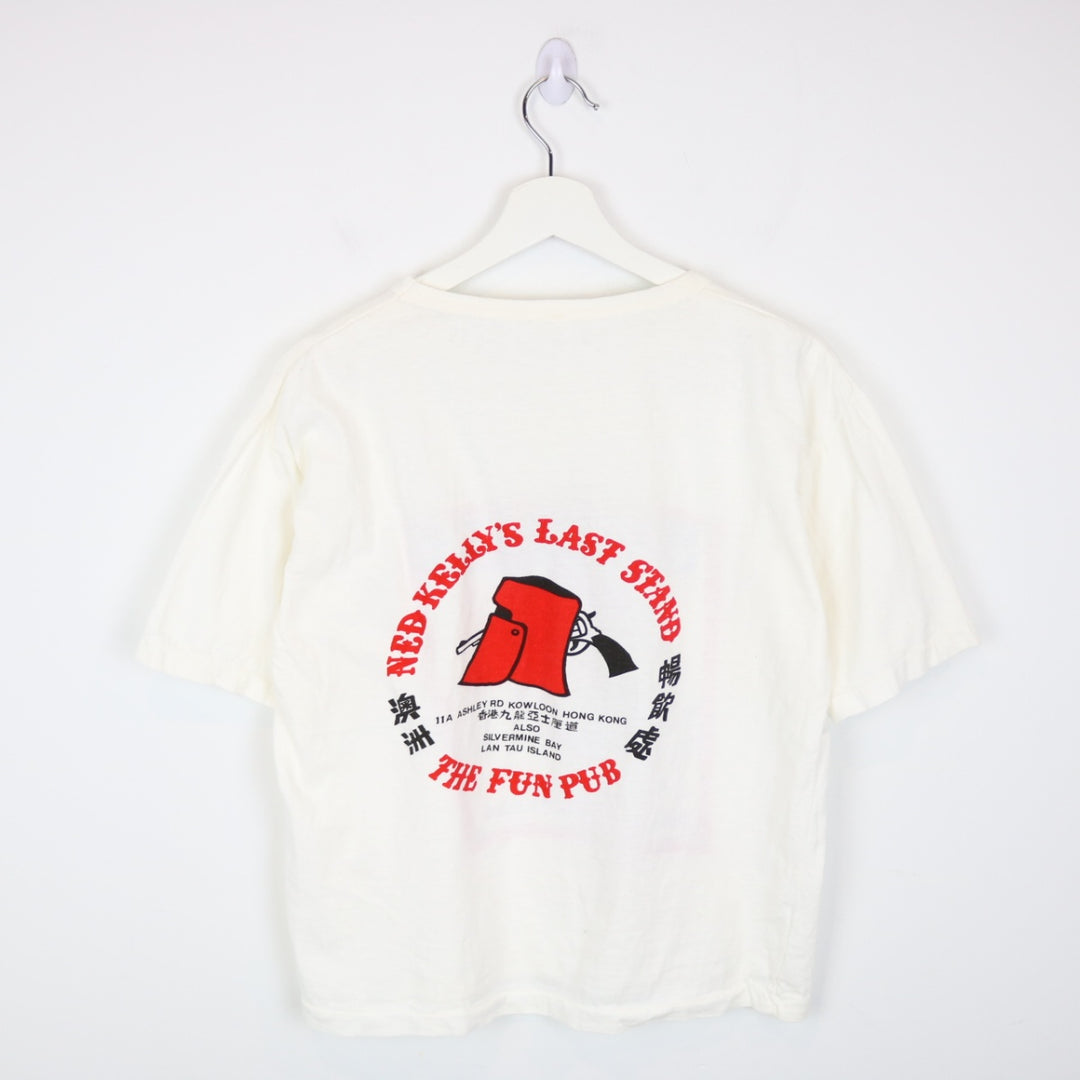 Vintage 80's Ned Kelly's Last Stand Hong Kong Pub Tee - M-NEWLIFE Clothing