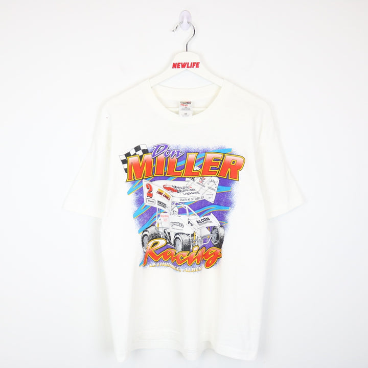 Vintage 90's Don Miller Racing Tee - L-NEWLIFE Clothing