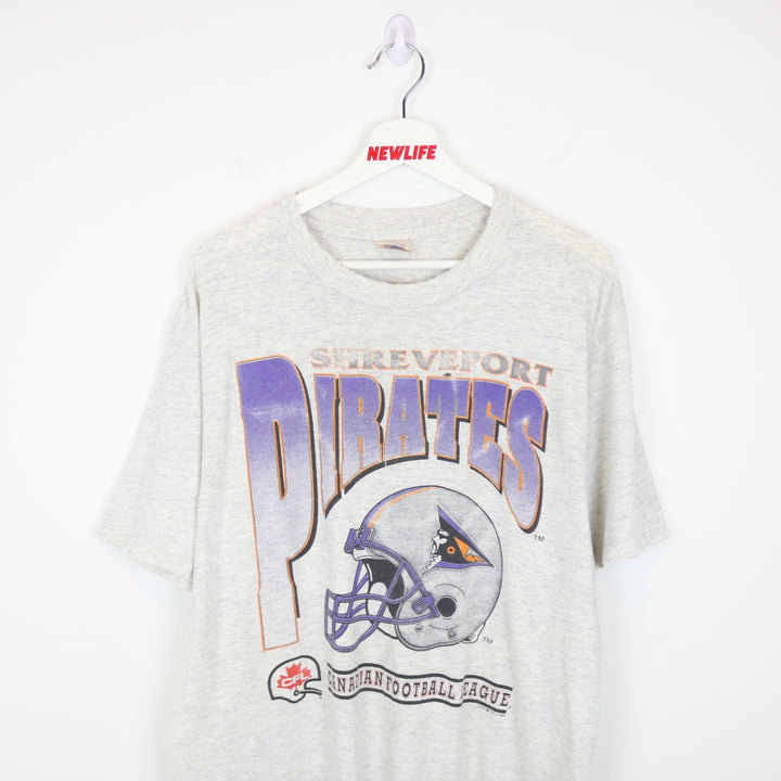 Vintage 1994 Shreveport Pirates CFL Tee - L-NEWLIFE Clothing