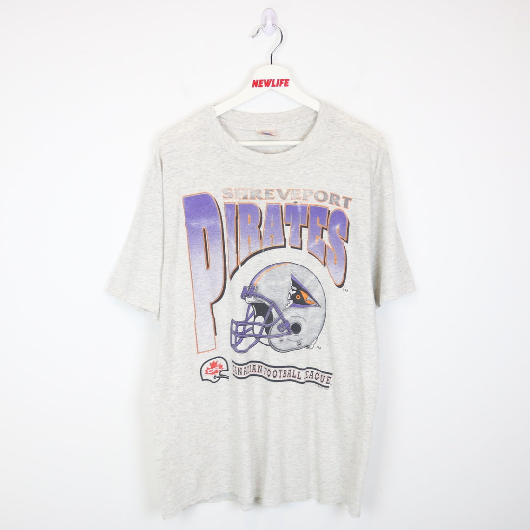 Vintage 1994 Shreveport Pirates CFL Tee - L-NEWLIFE Clothing