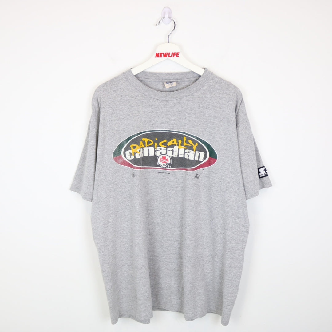 Vintage 1996 Our Balls Are Bigger CFL Starter Tee - XL-NEWLIFE Clothing