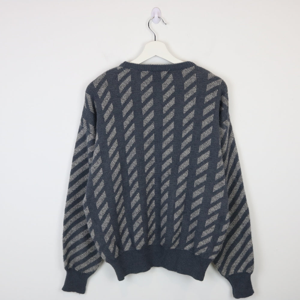 Vintage 80's Pelican Cove Pattered Knit Sweater - M-NEWLIFE Clothing