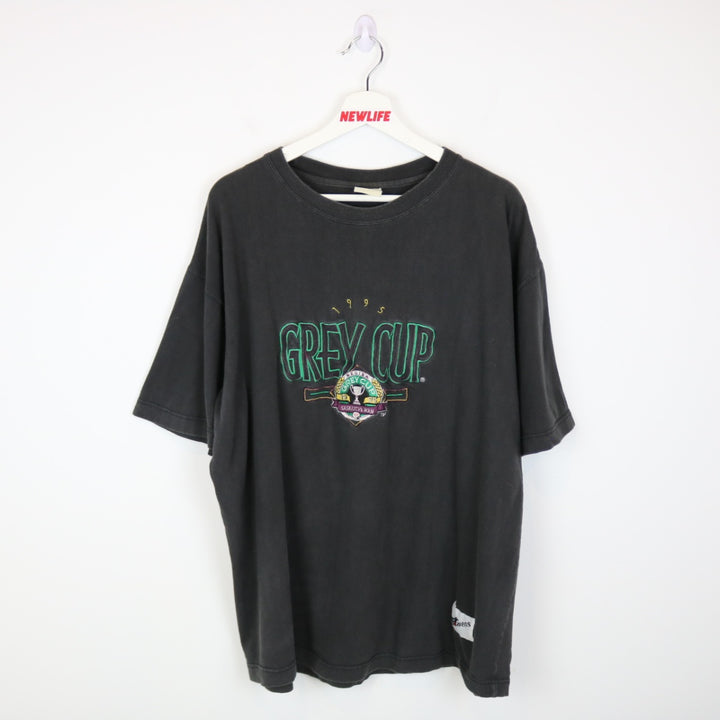 Vintage 1995 Grey Cup Regina Saskatchewan CFL Tee - XL-NEWLIFE Clothing