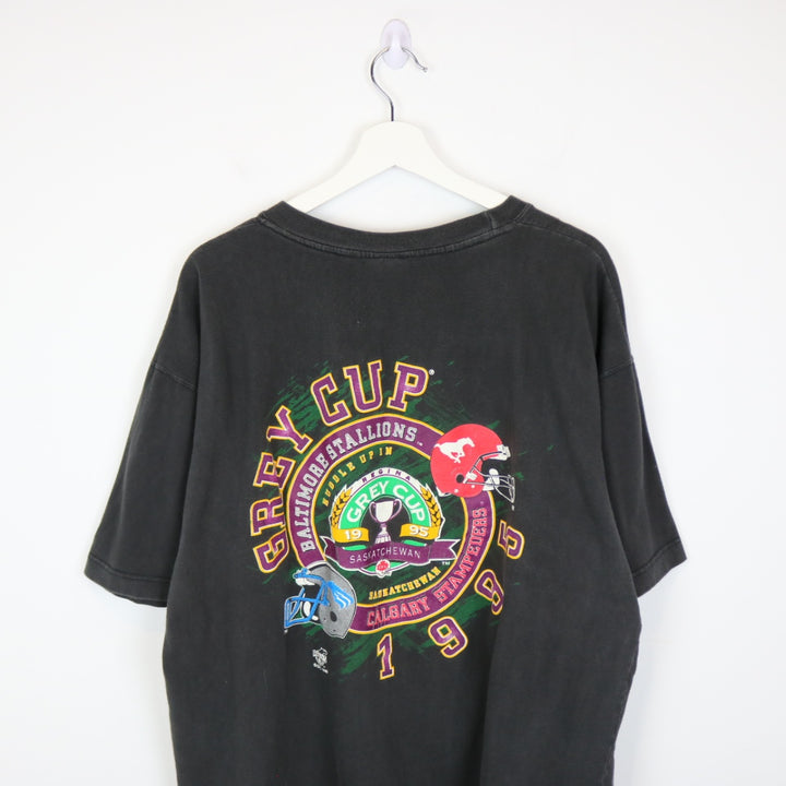 Vintage 1995 Grey Cup Regina Saskatchewan CFL Tee - XL-NEWLIFE Clothing