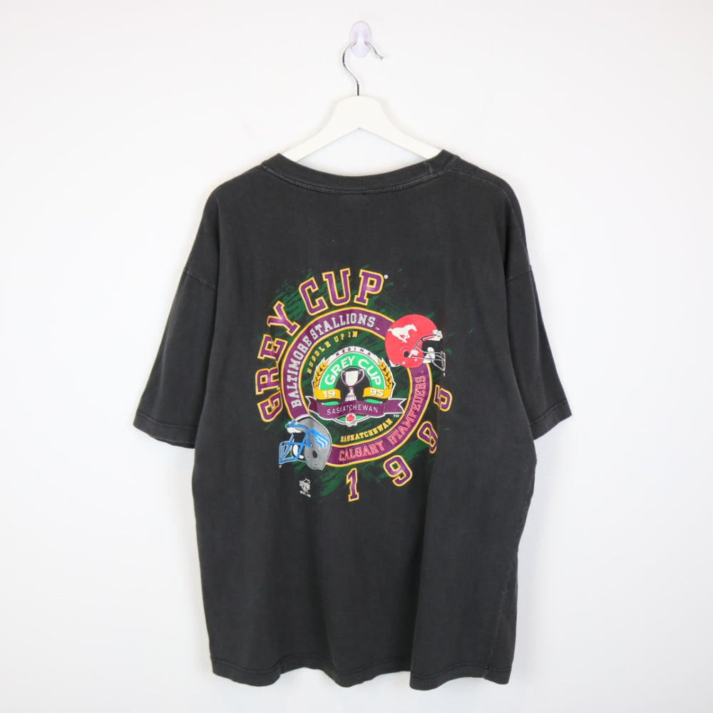 Vintage 1995 Grey Cup Regina Saskatchewan CFL Tee - XL-NEWLIFE Clothing