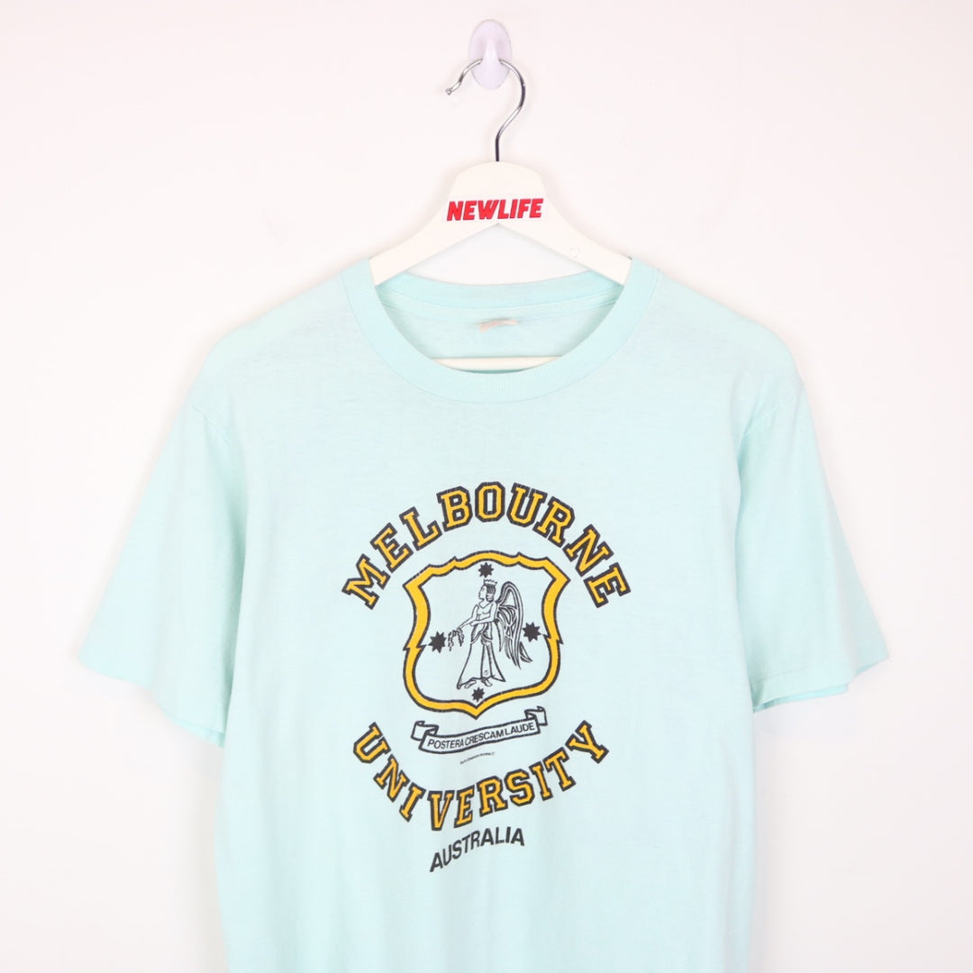 Vintage 80's Melbourne University Australia Tee - M-NEWLIFE Clothing