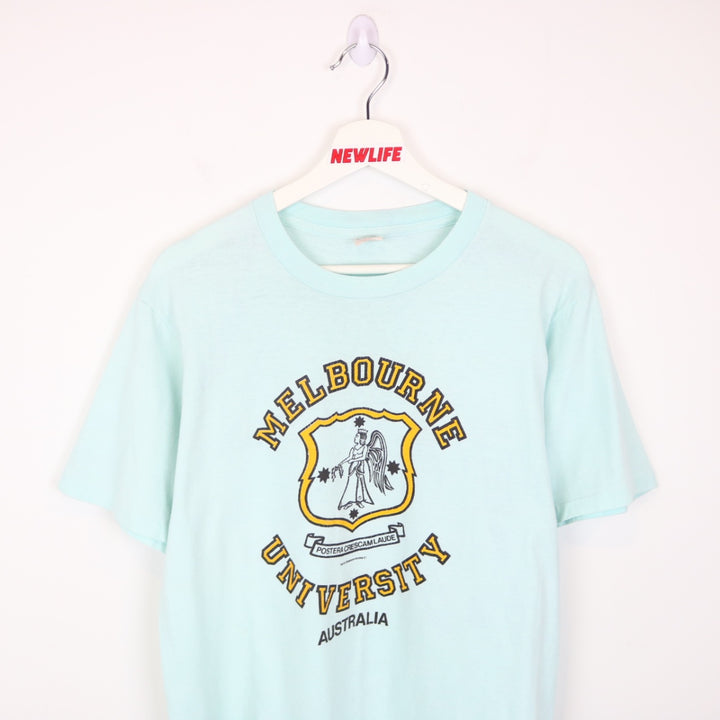 Vintage 80's Melbourne University Australia Tee - M-NEWLIFE Clothing