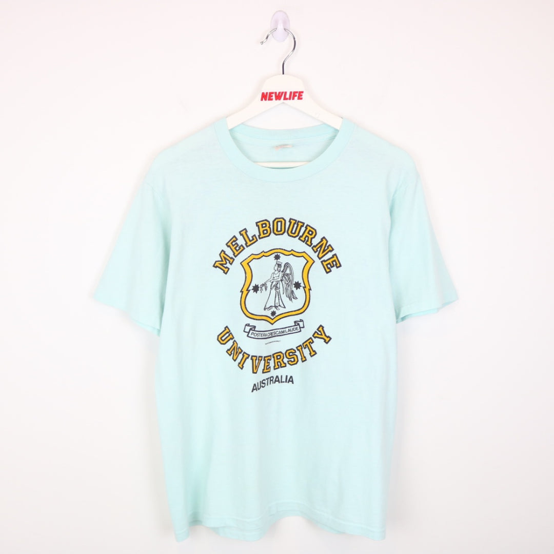 Vintage 80's Melbourne University Australia Tee - M-NEWLIFE Clothing