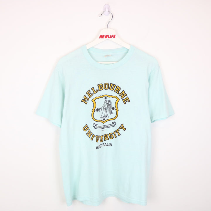 Vintage 80's Melbourne University Australia Tee - M-NEWLIFE Clothing