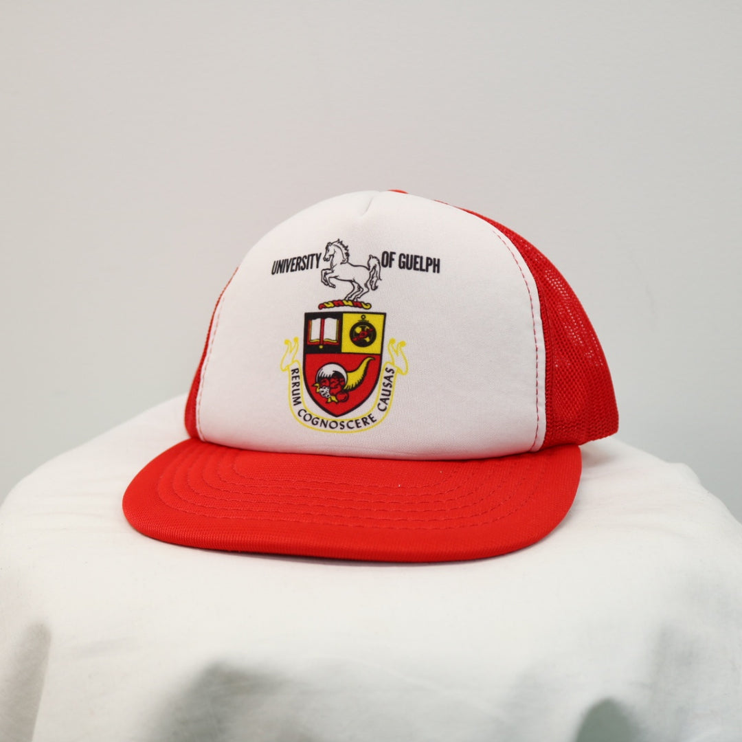 Vintage 80's University of Guelph Trucker Hat - OS-NEWLIFE Clothing