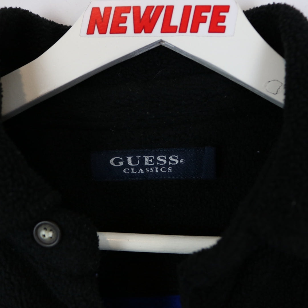 Vintage 00's Guess Tek Fleece Button Up Shacket - L-NEWLIFE Clothing