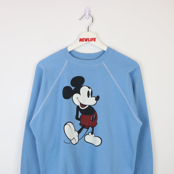 Vintage 80's Disney Mickey Mouse Crewneck - M-NEWLIFE Clothing