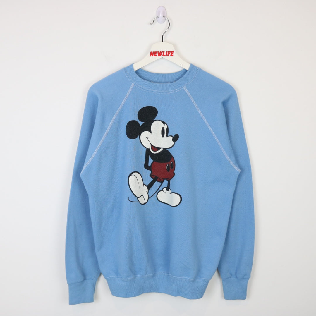 Vintage 80's Disney Mickey Mouse Crewneck - M-NEWLIFE Clothing