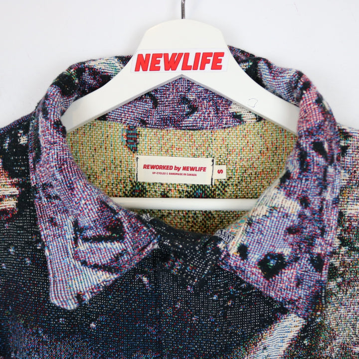 Custom Reworked Olivia Rodrigo Tapestry Jacket - S-NEWLIFE Clothing