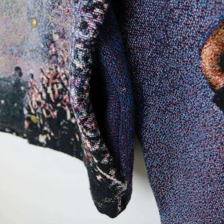 Custom Reworked Olivia Rodrigo Tapestry Jacket - S-NEWLIFE Clothing