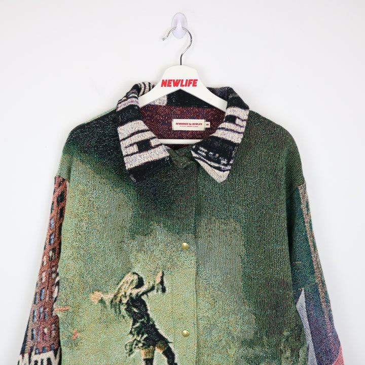 Custom Reworked Charli XCX Tapestry Jacket - S-NEWLIFE Clothing
