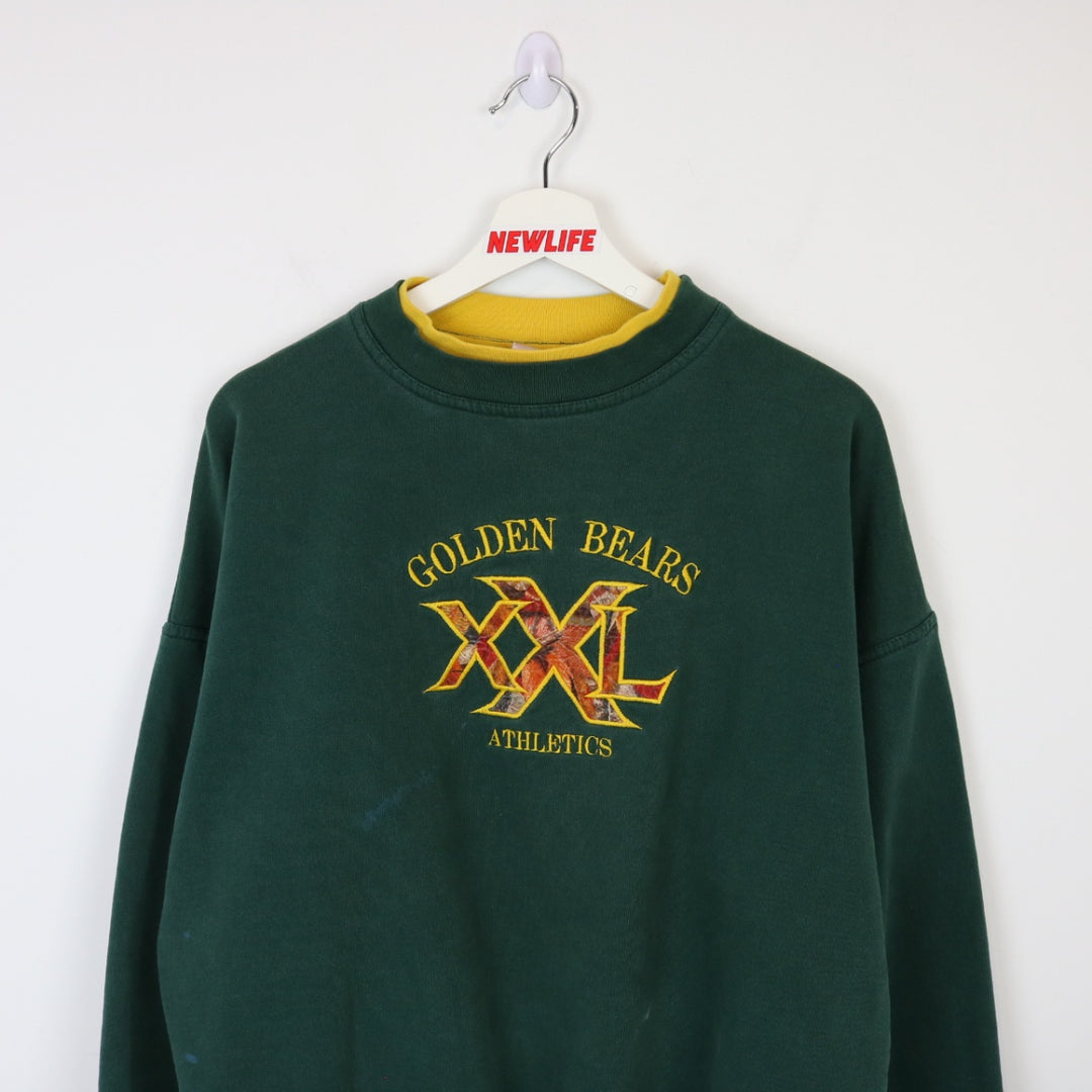 Vintage 90's University of Alberta Golden Bears Crewneck - M-NEWLIFE Clothing