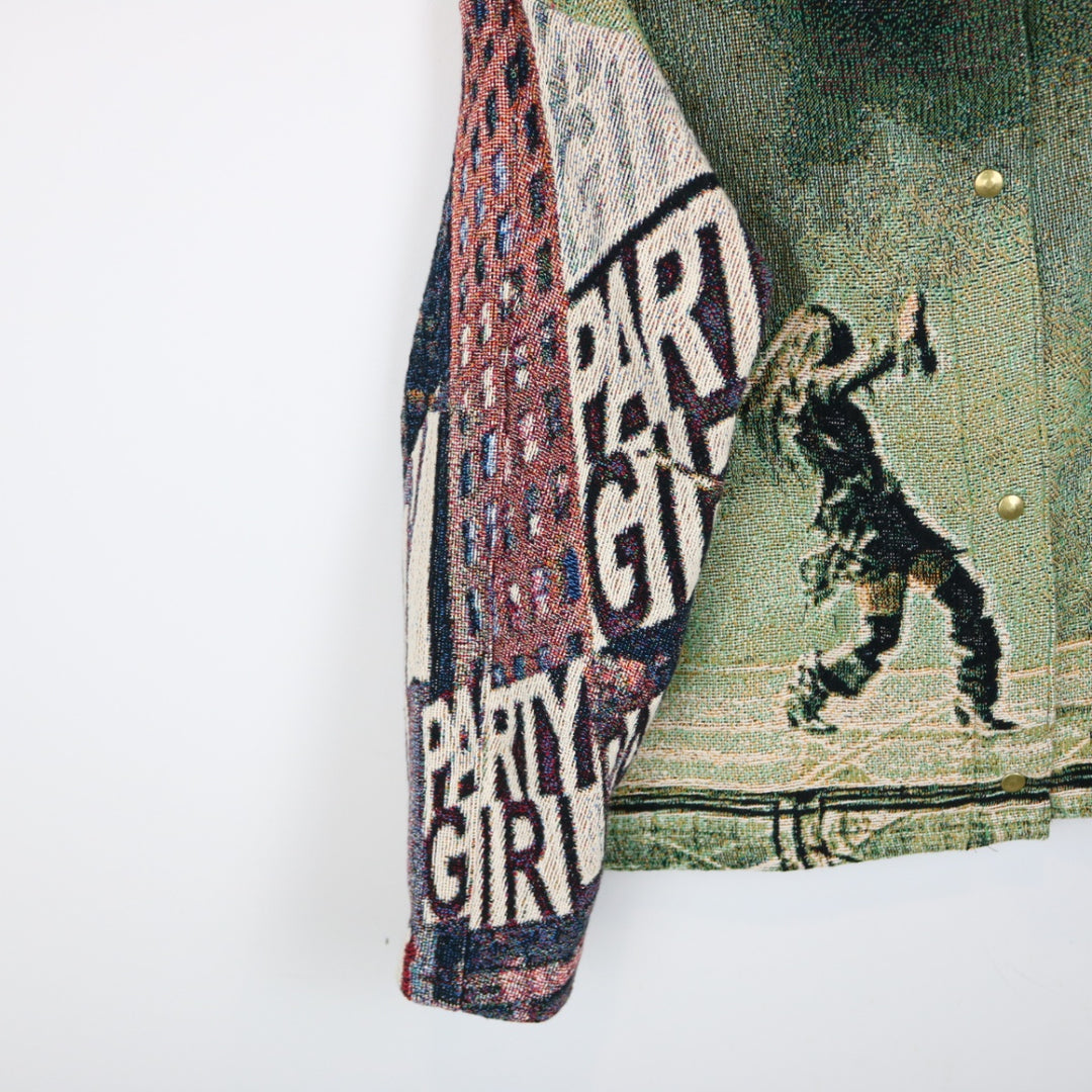 Custom Reworked Charli XCX Tapestry Jacket - S-NEWLIFE Clothing
