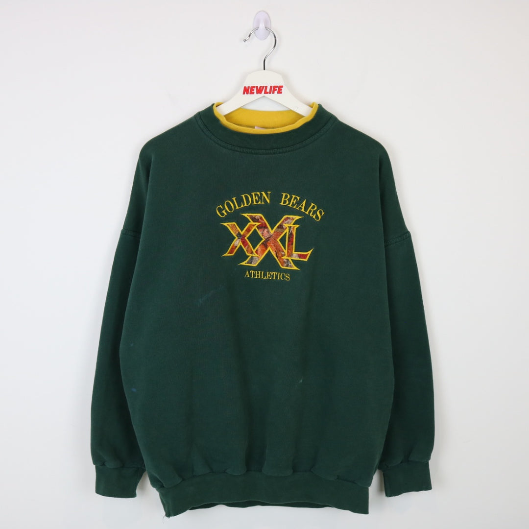 Vintage 90's University of Alberta Golden Bears Crewneck - M-NEWLIFE Clothing