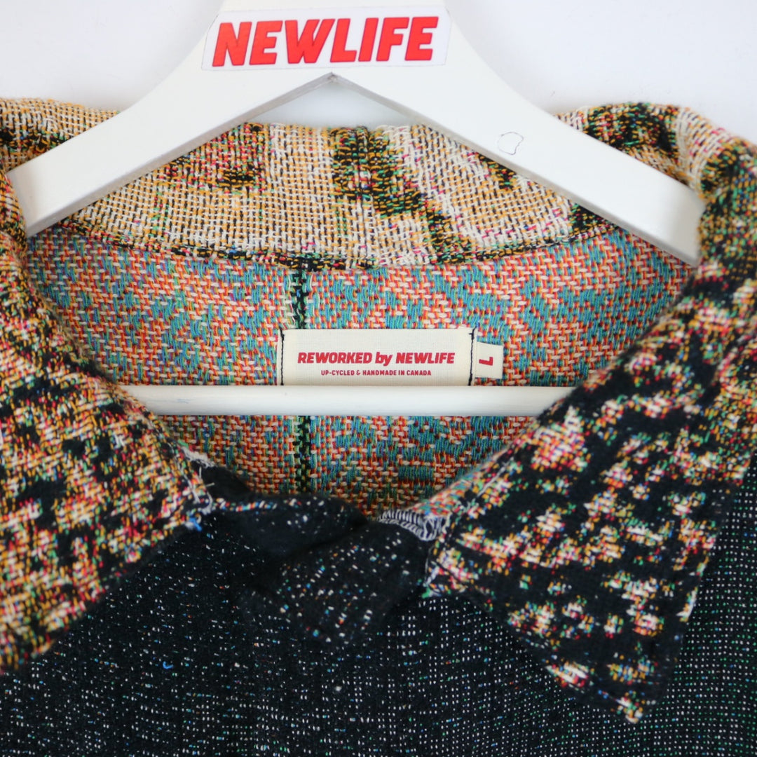 Custom Reworked Tate Mcrae Tapestry Jacket - L-NEWLIFE Clothing