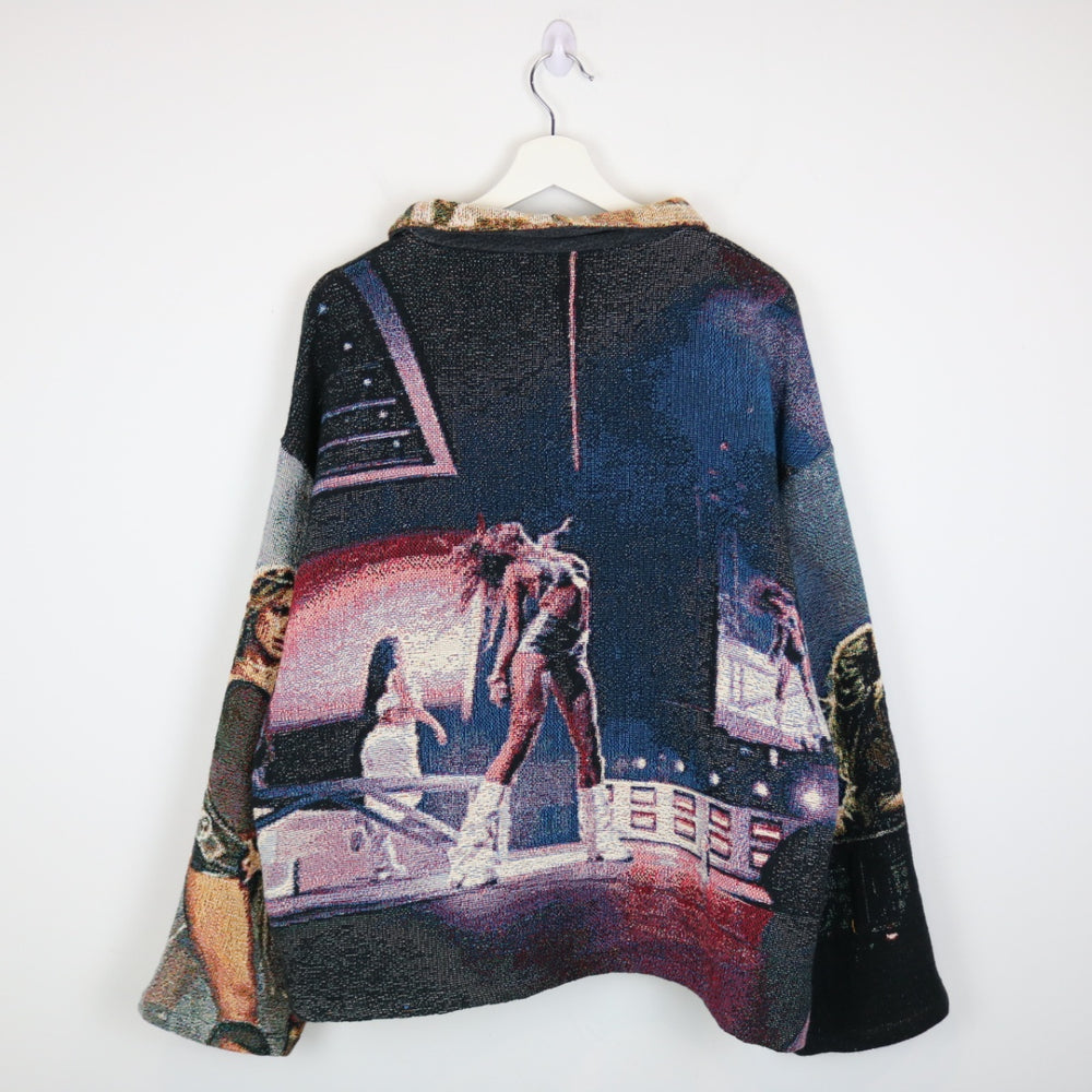 Custom Reworked Tate Mcrae Tapestry Jacket - L-NEWLIFE Clothing