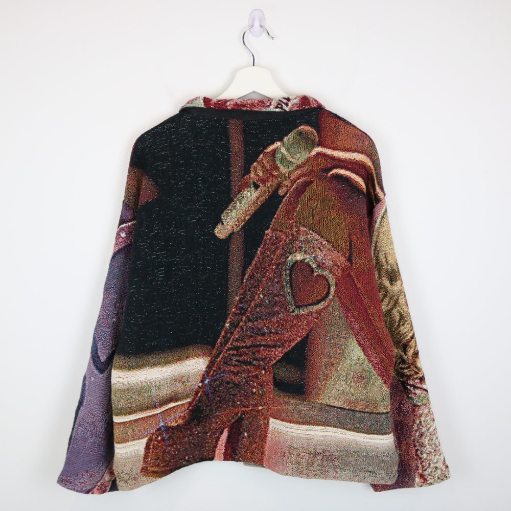Custom Reworked Sabrina Carpenter Tapestry Jacket - M-NEWLIFE Clothing