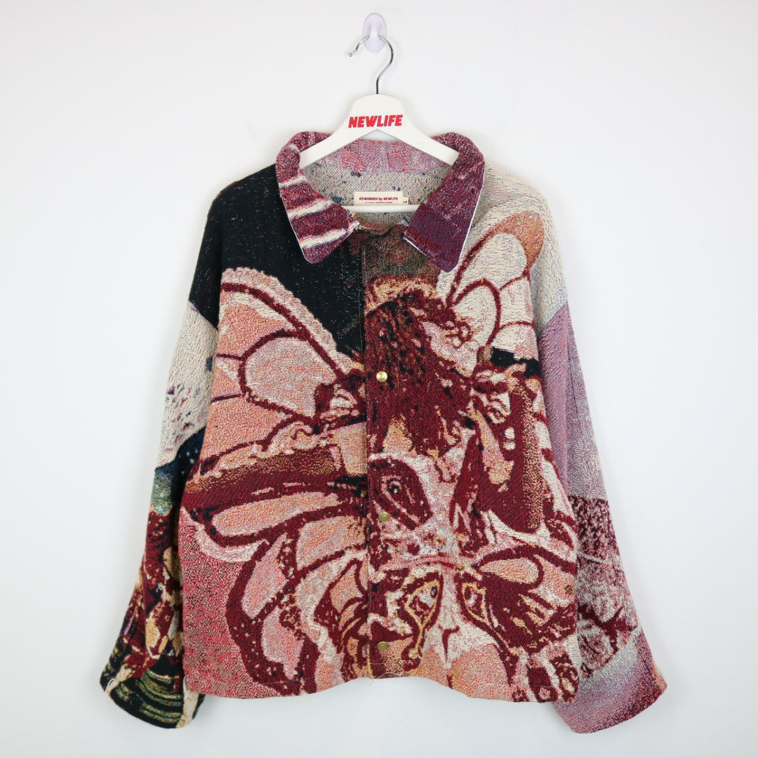 Custom Reworked Chappell Roan Tapestry Jacket - L-NEWLIFE Clothing