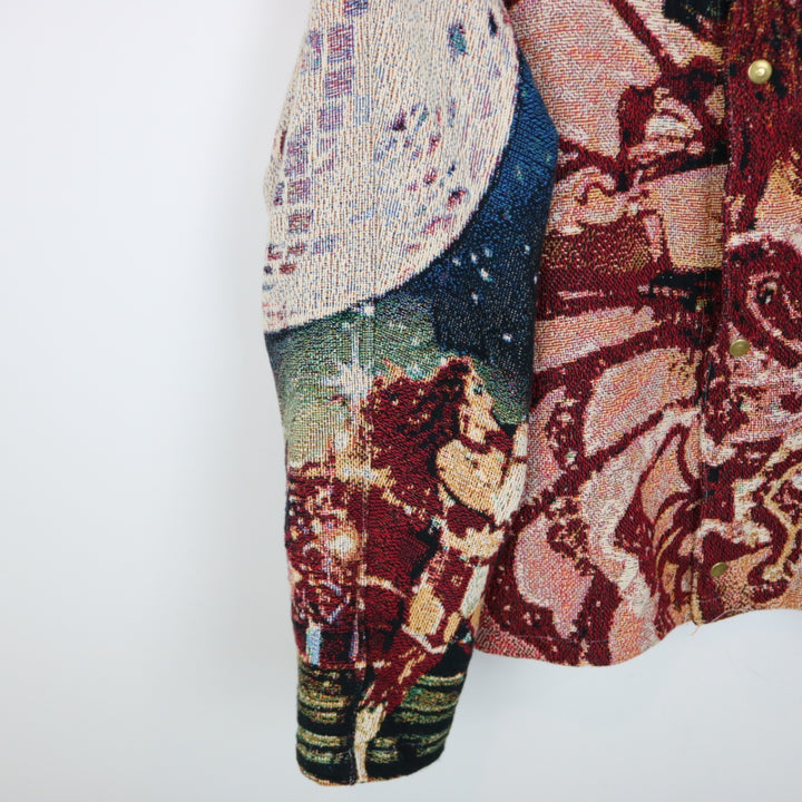Custom Reworked Chappell Roan Tapestry Jacket - L-NEWLIFE Clothing