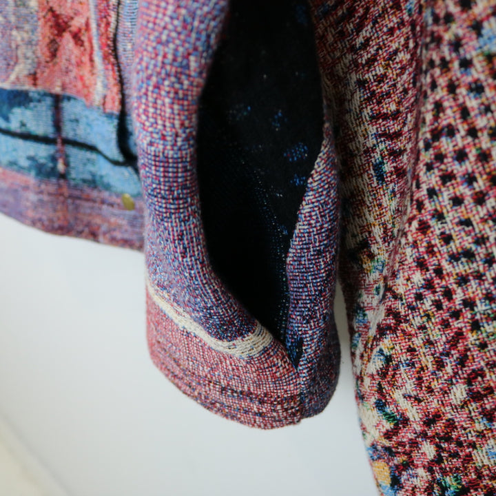 Custom Reworked Taylor Swift Tapestry Jacket - M-NEWLIFE Clothing