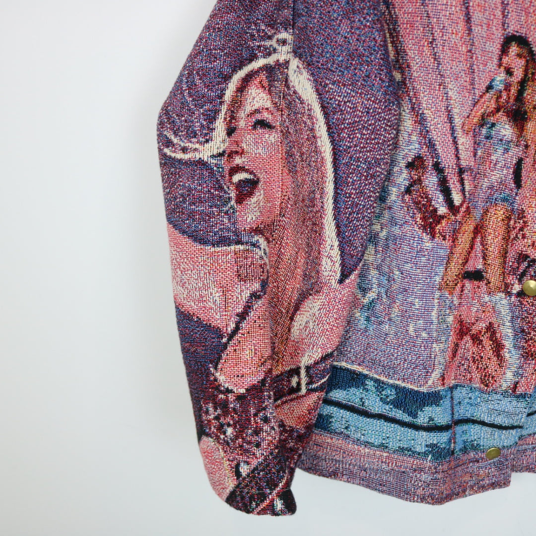Custom Reworked Taylor Swift Tapestry Jacket - M-NEWLIFE Clothing