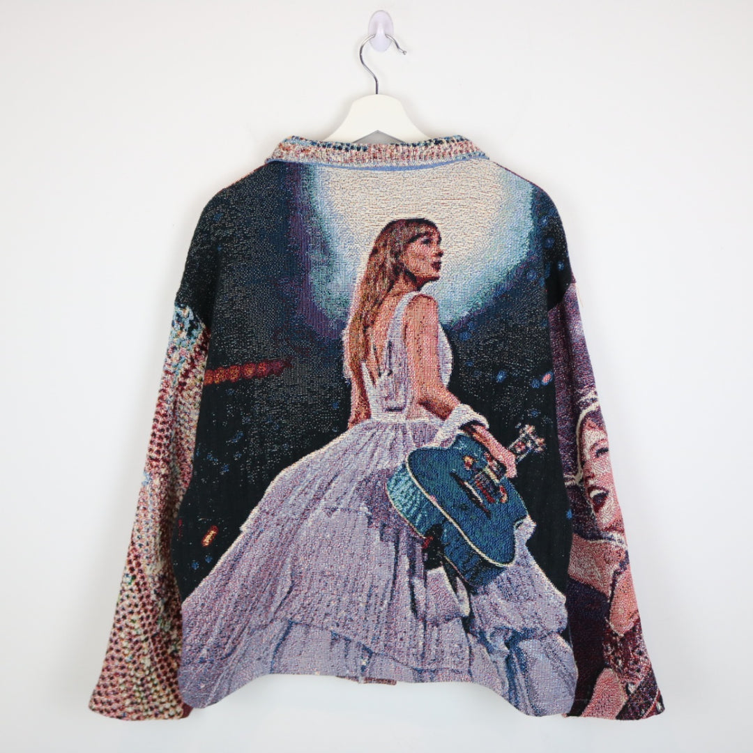 Custom Reworked Taylor Swift Tapestry Jacket - M-NEWLIFE Clothing