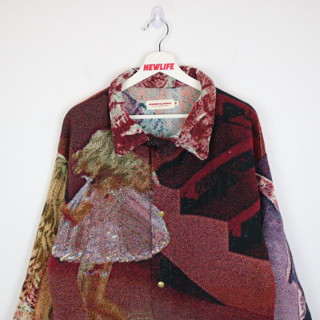 Custom Reworked Sabrina Carpenter Tapestry Jacket - M-NEWLIFE Clothing