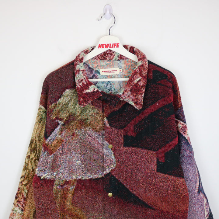 Custom Reworked Sabrina Carpenter Tapestry Jacket - M-NEWLIFE Clothing