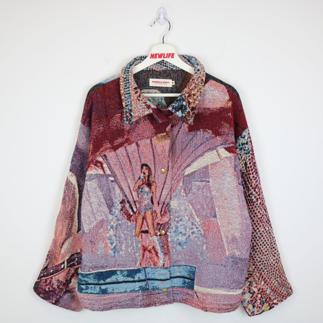 Custom Reworked Taylor Swift Tapestry Jacket - M-NEWLIFE Clothing