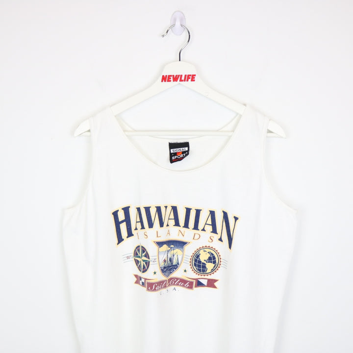 Vintage 90's Hawaiian Islands Tank Top - L-NEWLIFE Clothing
