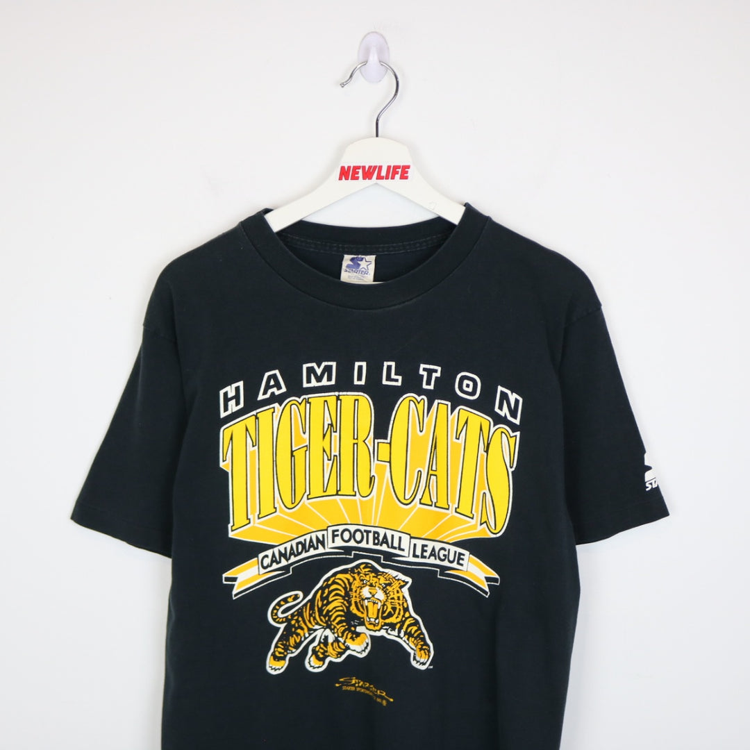Vintage 1991 Hamilton Tiger Cats CFL Starter Tee - M-NEWLIFE Clothing