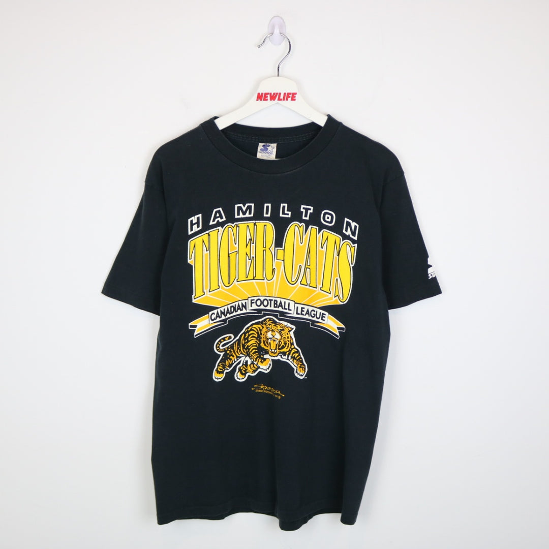 Vintage 1991 Hamilton Tiger Cats CFL Starter Tee - M-NEWLIFE Clothing