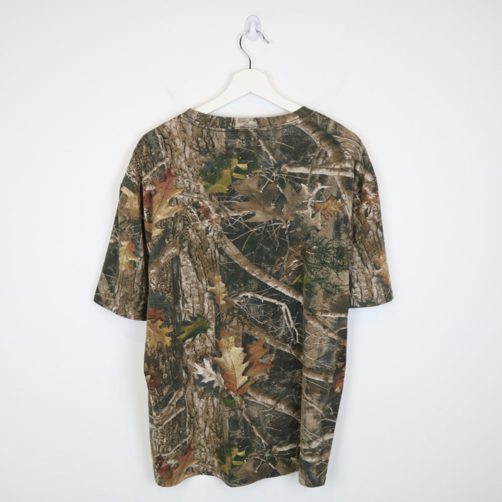 Y2K Red Head Real Tree Camo Tee - L-NEWLIFE Clothing