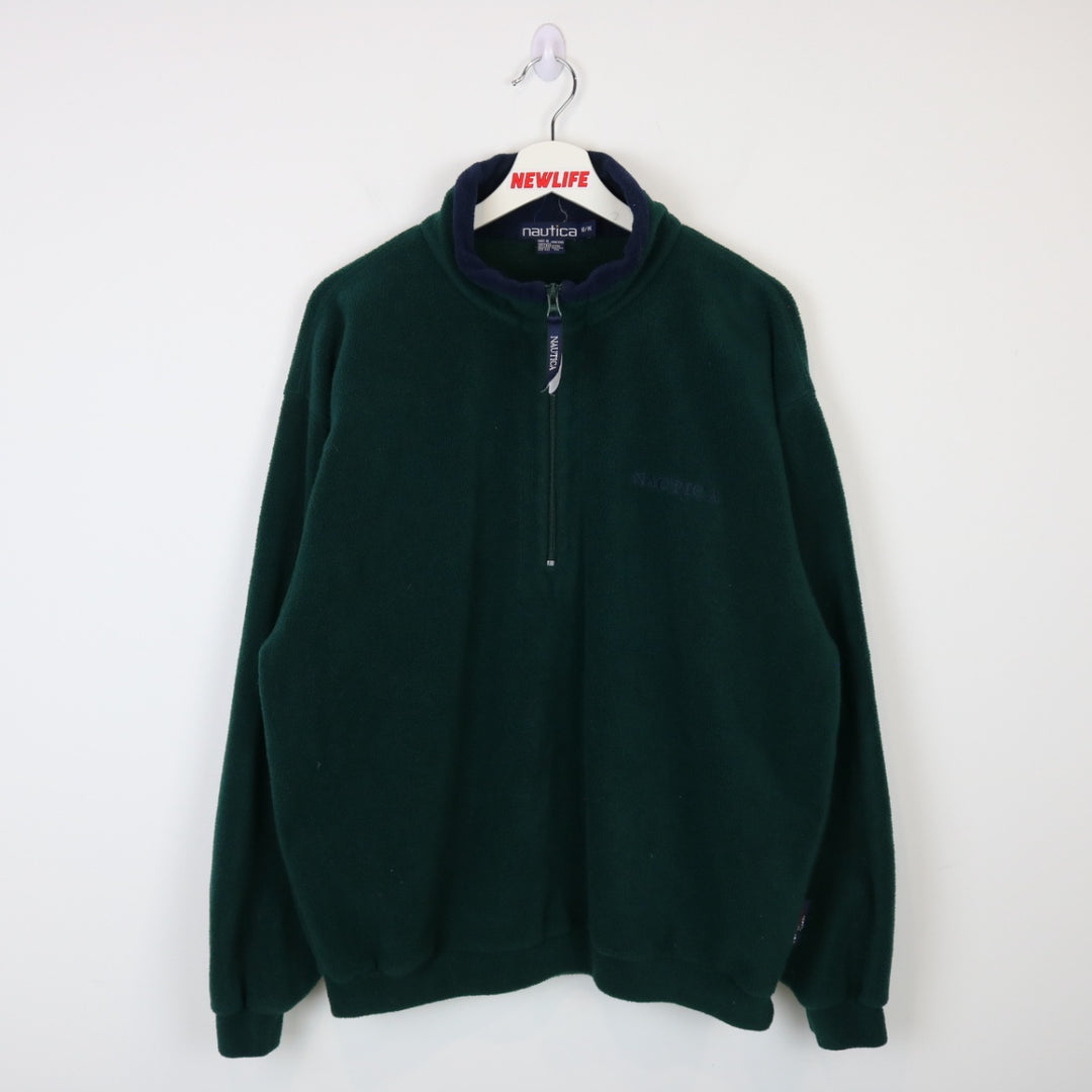 Vintage 90's Nautica Fleece Jacket - L-NEWLIFE Clothing