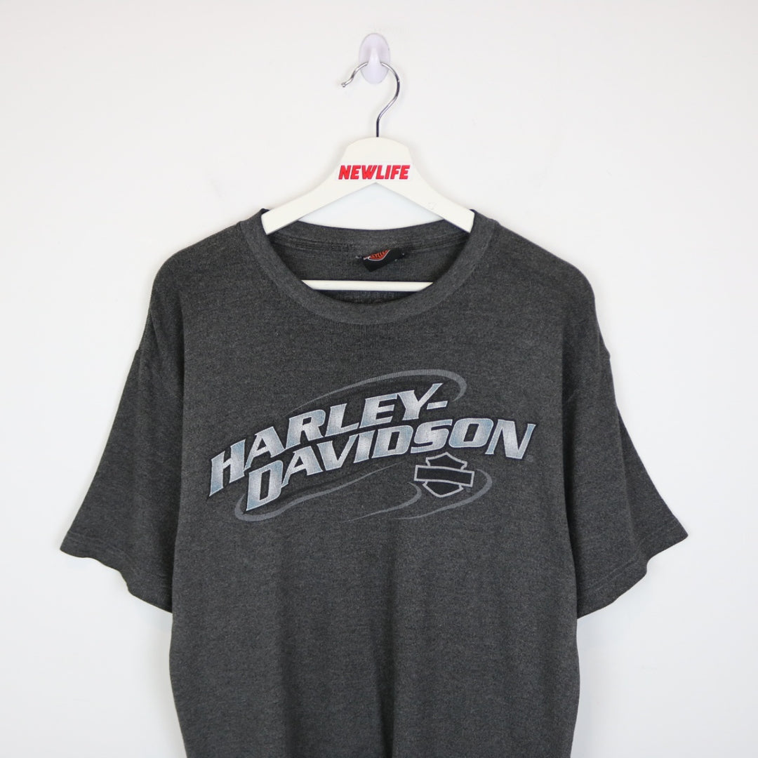Vintage 2005 Harley Davidson Edmonton Tee - M-NEWLIFE Clothing
