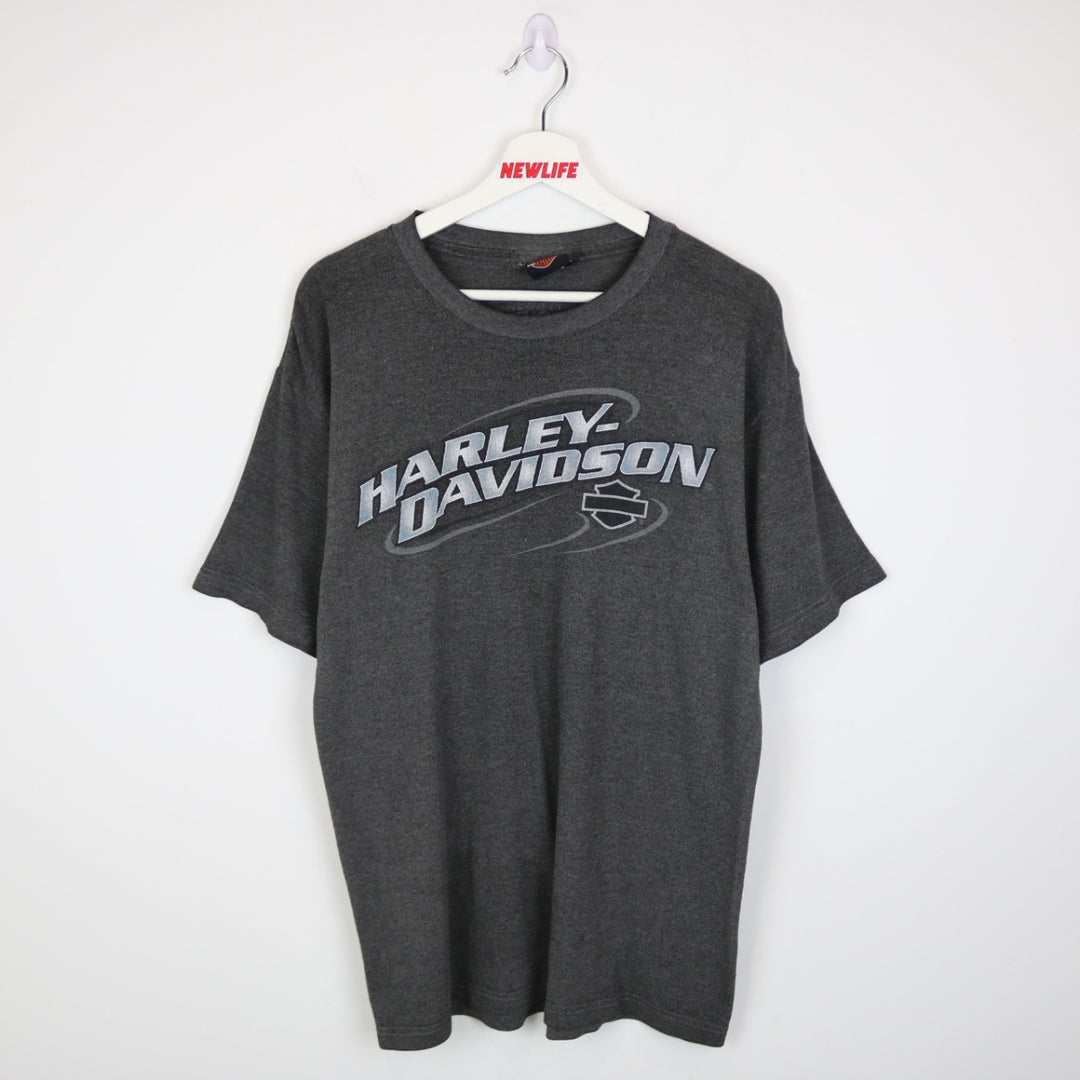 Vintage 2005 Harley Davidson Edmonton Tee - M-NEWLIFE Clothing
