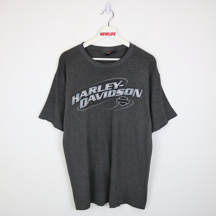 Vintage 2005 Harley Davidson Edmonton Tee - M-NEWLIFE Clothing