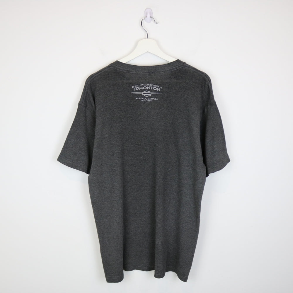 Vintage 2005 Harley Davidson Edmonton Tee - M-NEWLIFE Clothing