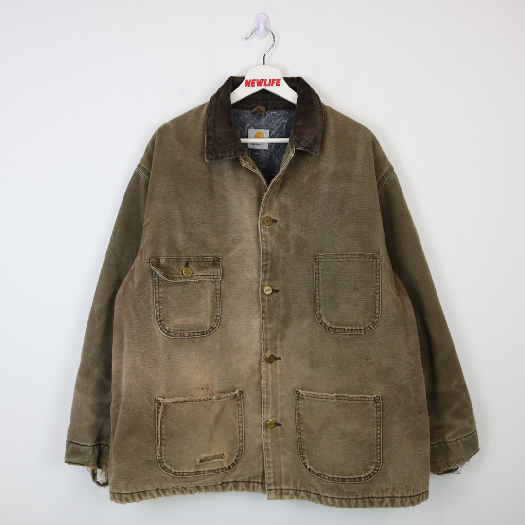 Vintage 90's Carhartt Blanket Lined Chore Jacket - XL-NEWLIFE Clothing