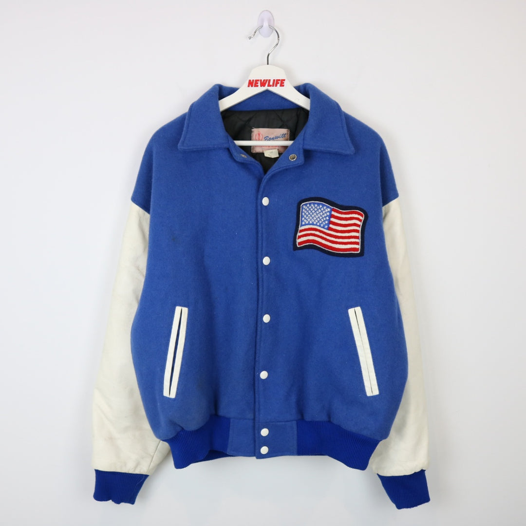 Vintage 80's USA Varsity Jacket - L/XL-NEWLIFE Clothing