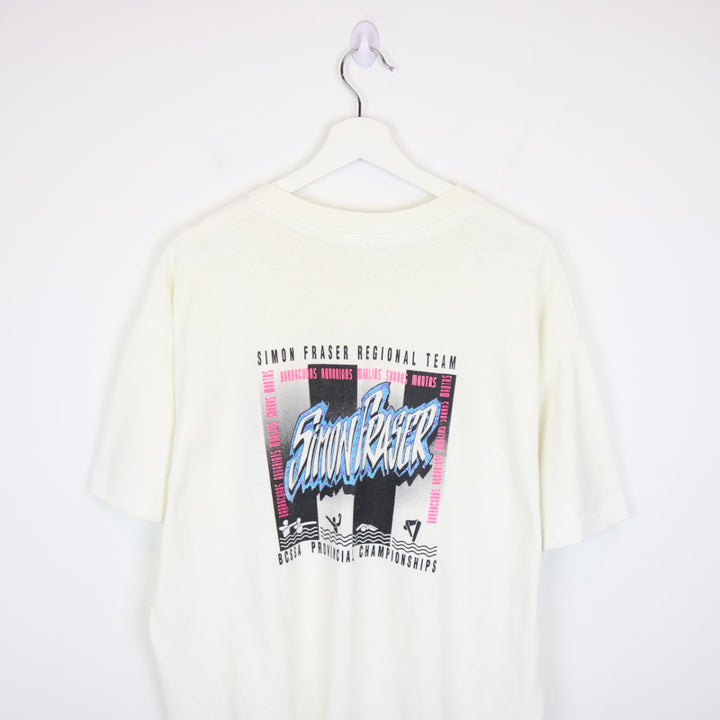 Vintage 90's Simon Fraser Regional Team Tee - L-NEWLIFE Clothing