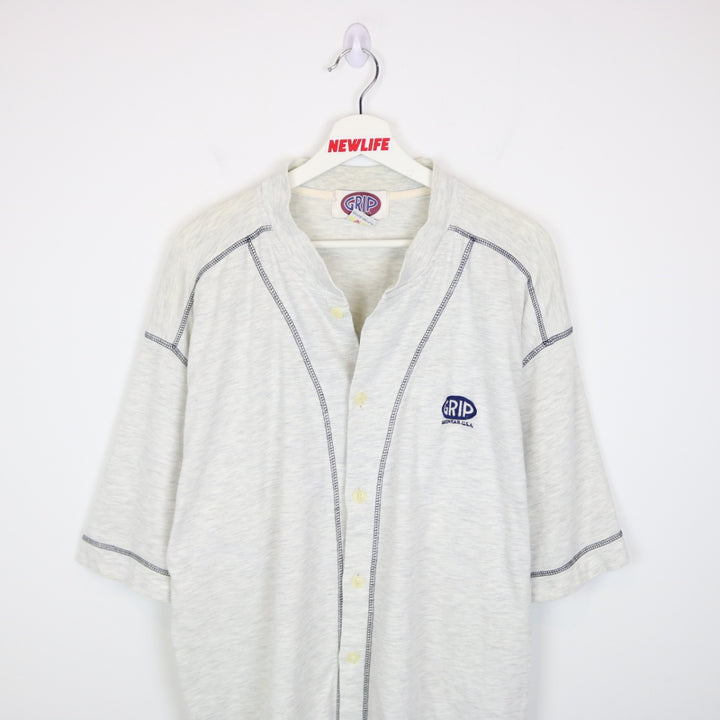 Vintage 90's GRIP Button Up Jersey - XL-NEWLIFE Clothing