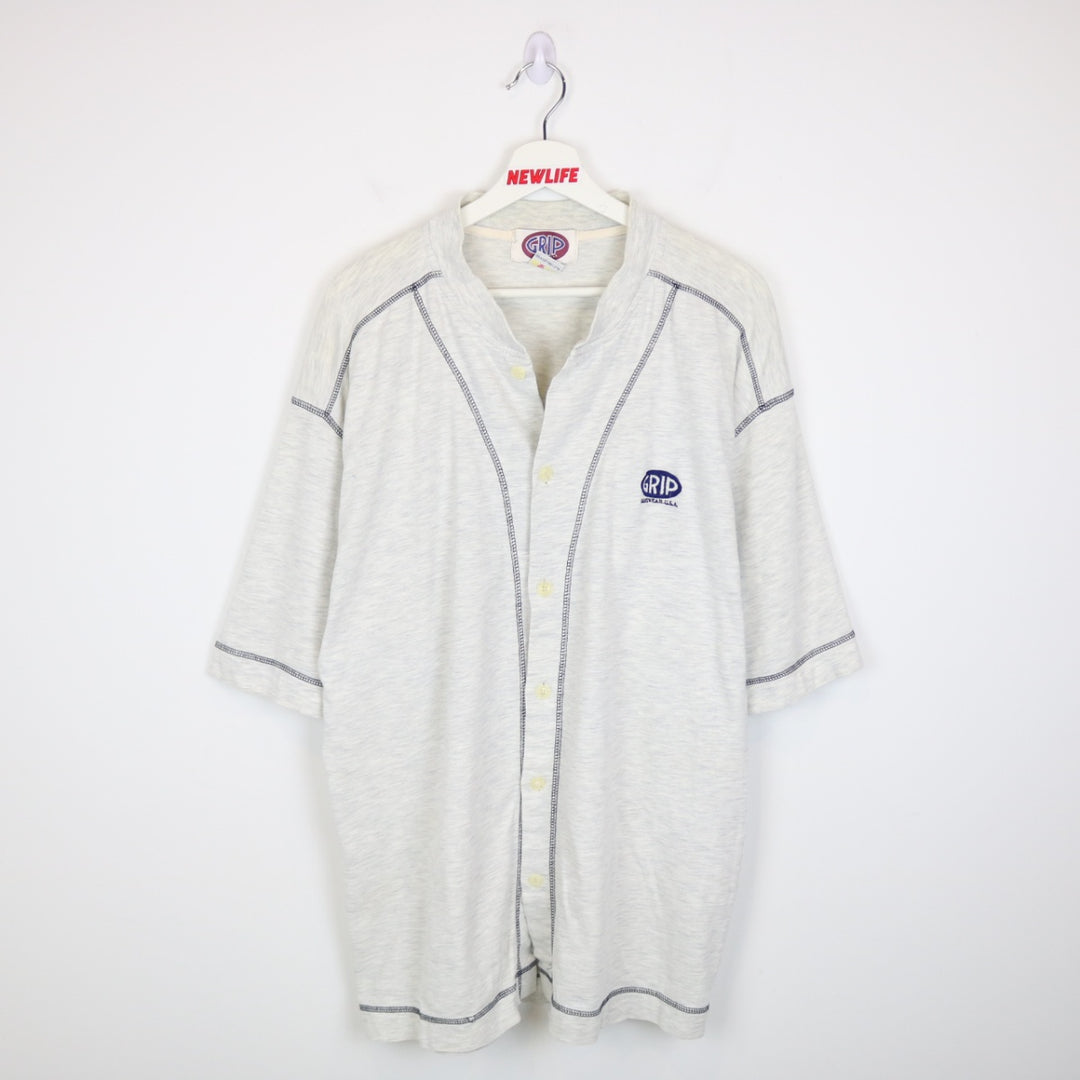 Vintage 90's GRIP Button Up Jersey - XL-NEWLIFE Clothing