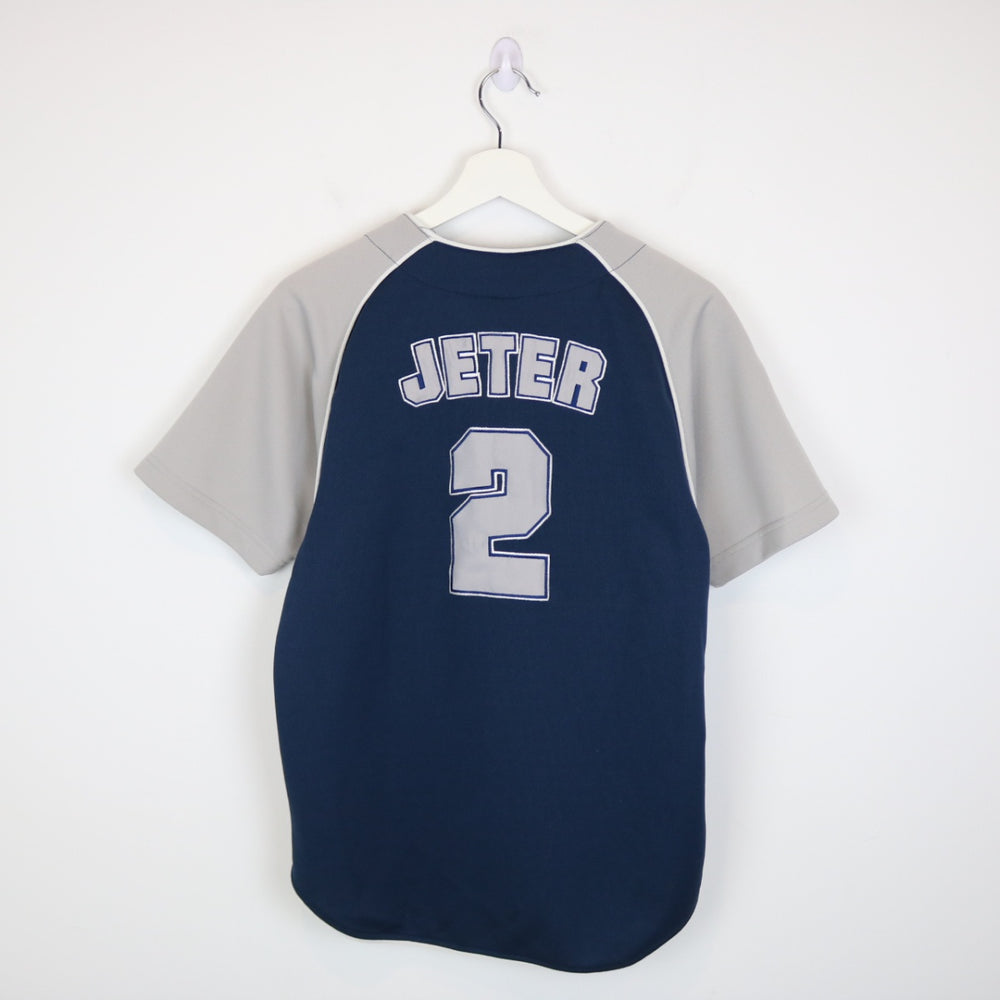Vintage 00's New York Yankees Jeter Baseball Jersey - S-NEWLIFE Clothing