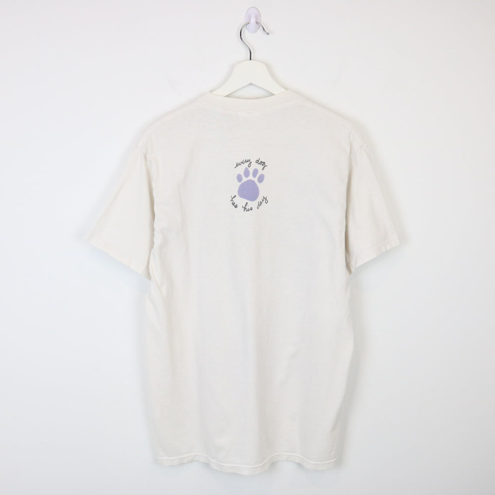 Vintage 2000 Dog Nature Art Tee - M-NEWLIFE Clothing